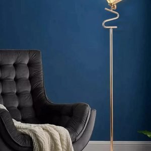 Elegant Fluttering Gold Butterfly Floor Lamp