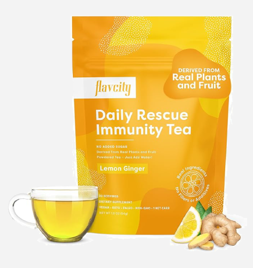 Lemon Ginger Immunity Tea